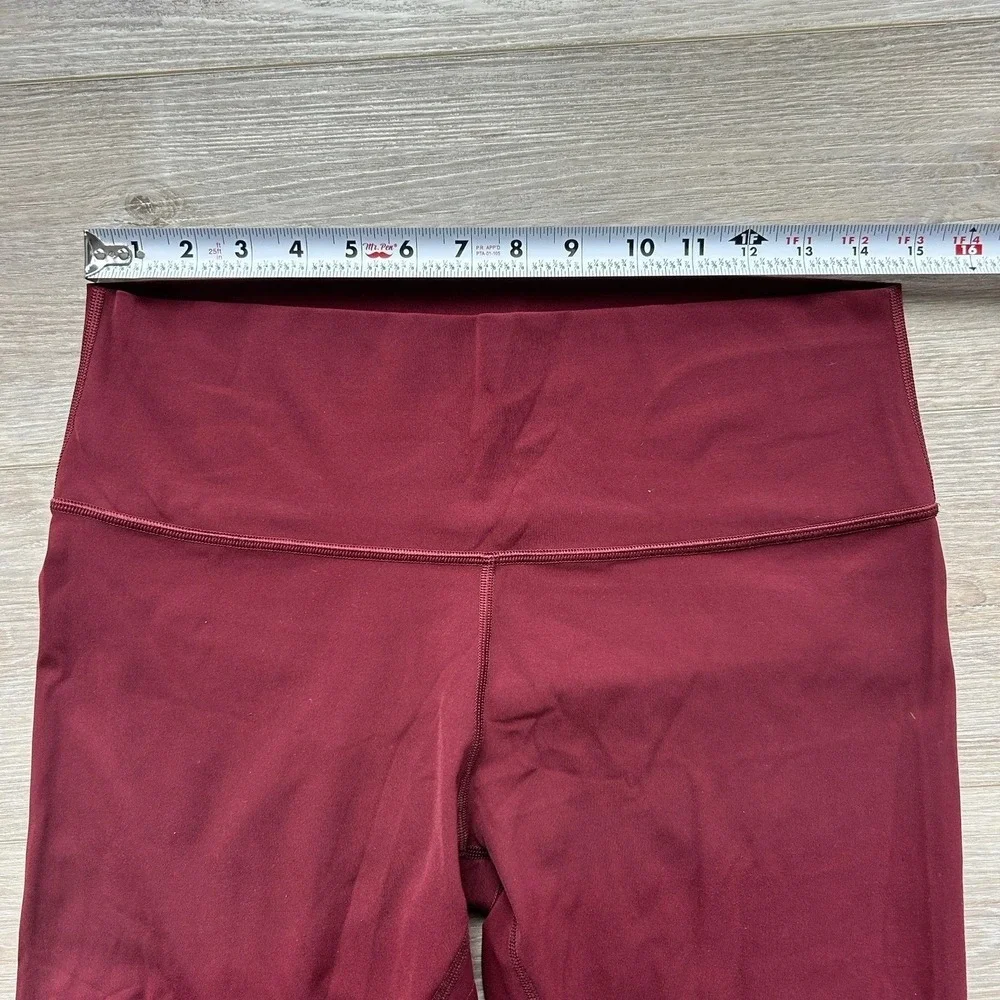 Lululemon Size 12 Garnet Wunder Train Women's High-Rise Tight 28